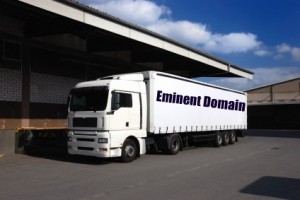 eminent domain moving van